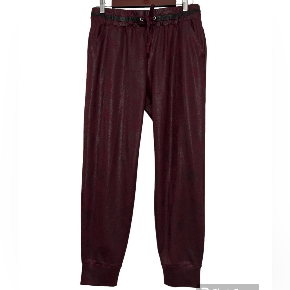 NY&C faux leather joggers S